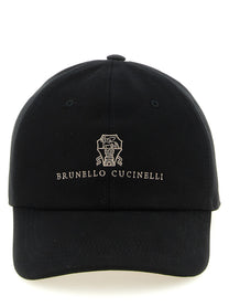 Brunello Cucinelli Baseball Hat Black