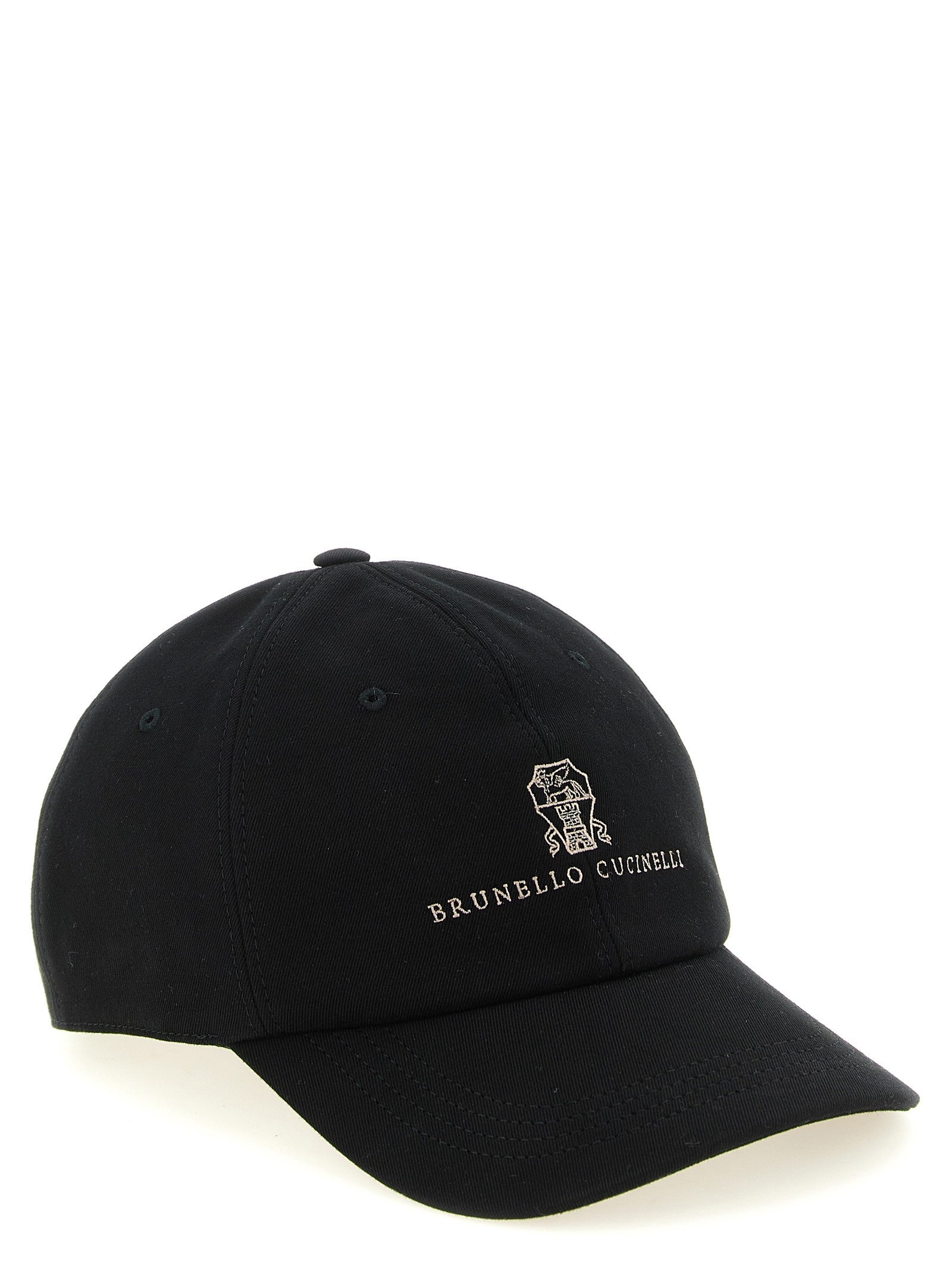 Brunello Cucinelli Baseball Hat Black