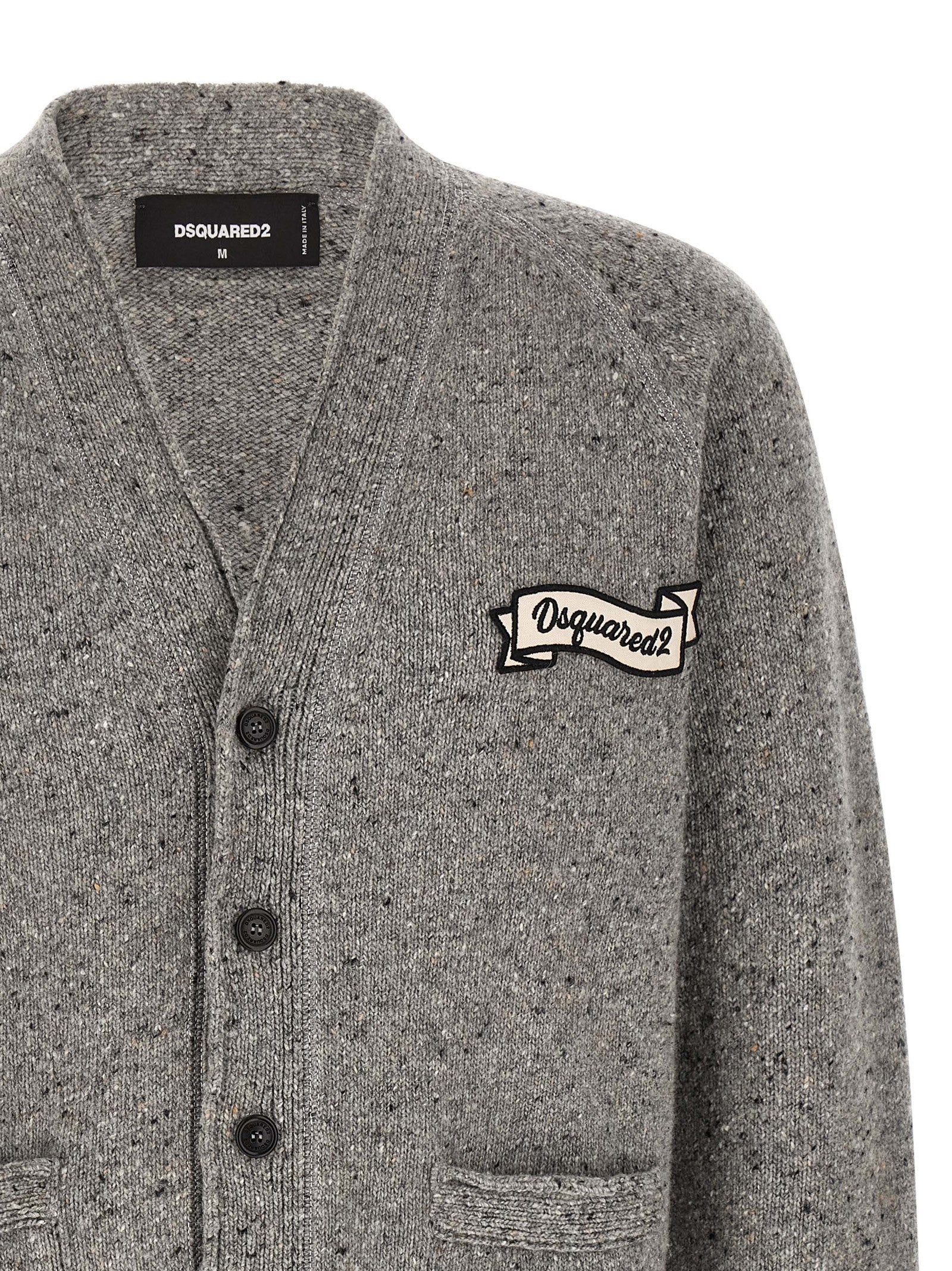 Dsquared2 Basic Dsquared2 Cardigan Grey