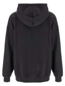 Ganni Basic Jersey Cherry Hoodie Grey