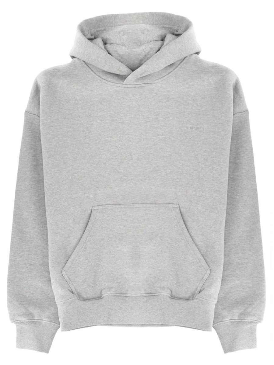 PURPLE BRAND Men's Basic Sweatshirt Grey