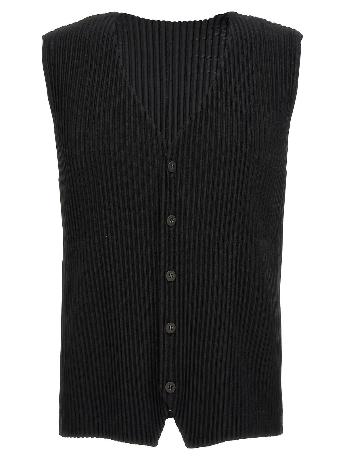 Homme Plissé Issey Miyake Basics Vest Black