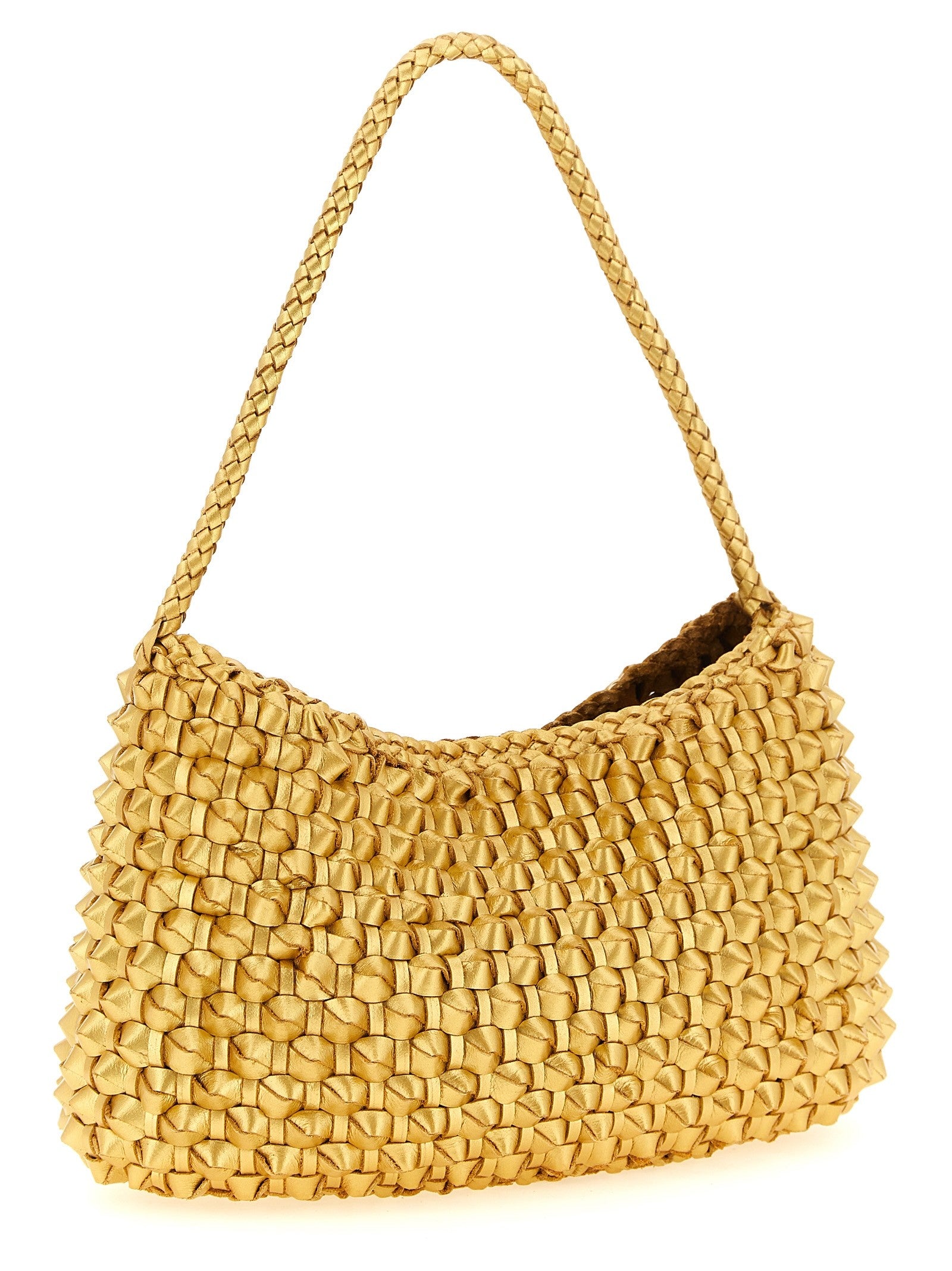 Dragon Diffusion Basil Cactus Shoulder Bag Gold