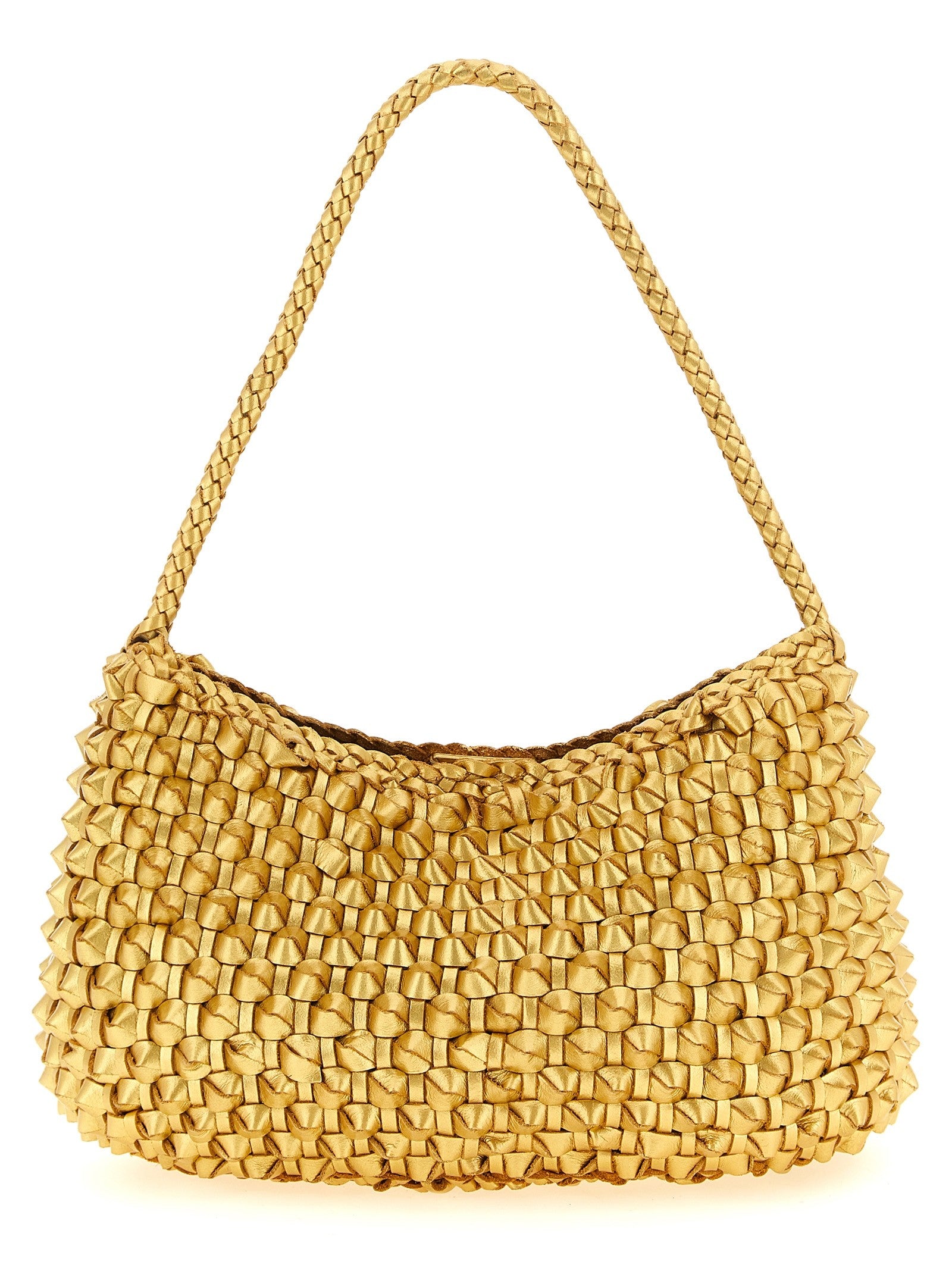Dragon Diffusion Basil Cactus Shoulder Bag Gold