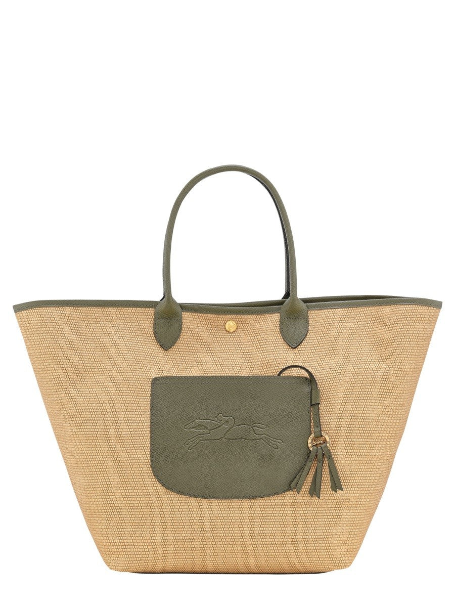Longchamp Women's Basket Bag LA Pliage Green