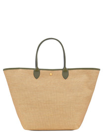 Longchamp Women's Basket Bag LA Pliage Green