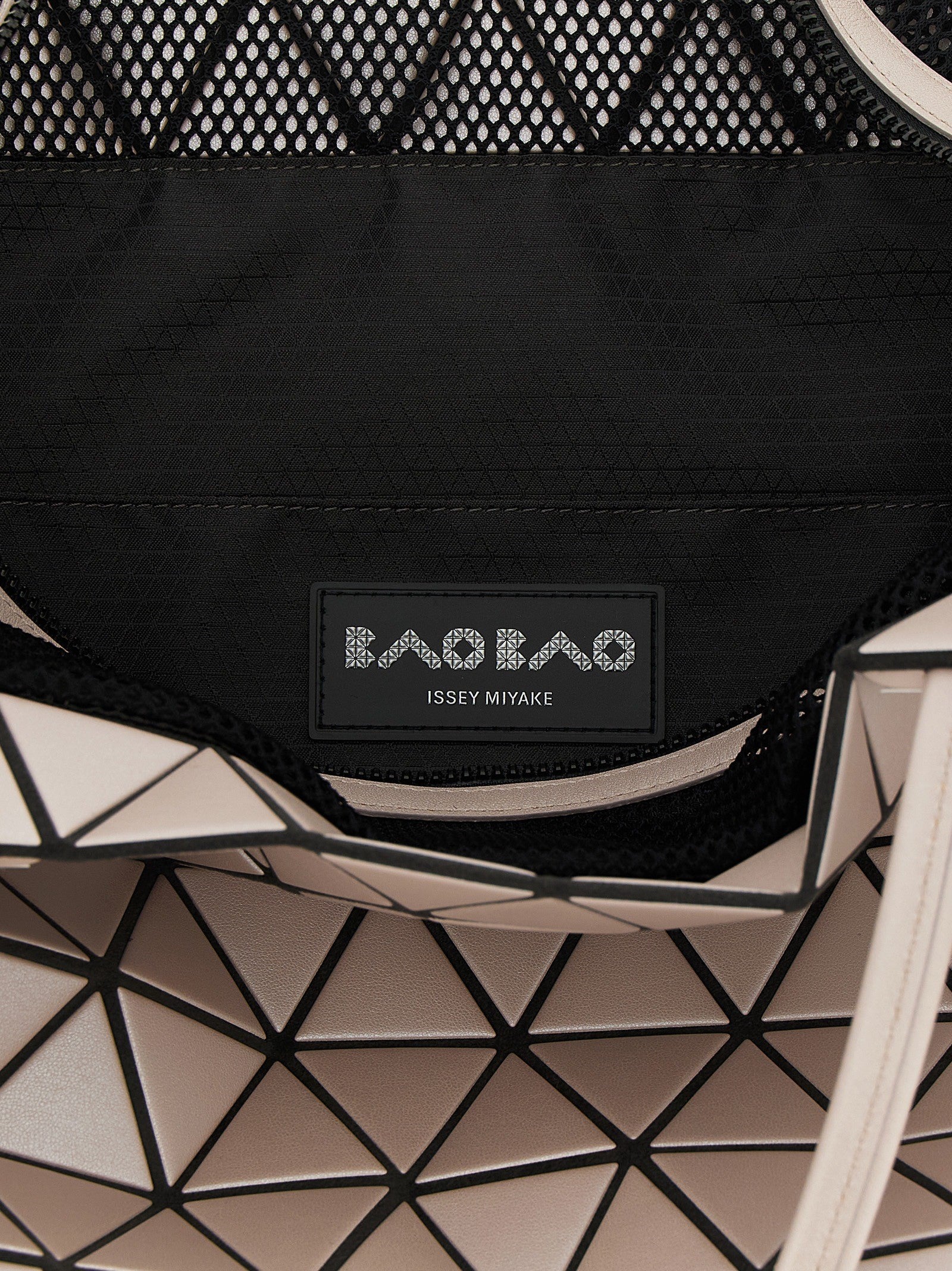 Bao Bao Issey Miyake Bateau Handbag Beige