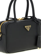 PRADA Bauletto Handbag Black, view 3