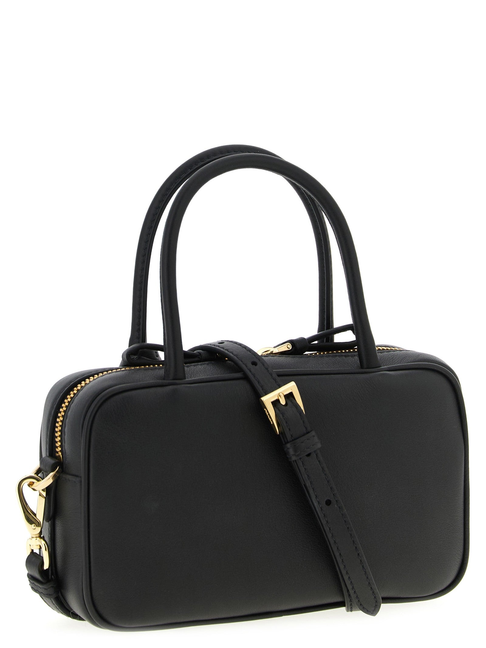Prada Bauletto Handbag Black