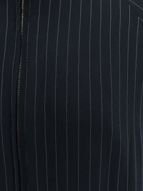 The Frankie Shop Women's Baxter Pinstripe Recycled Material Jacket Blue