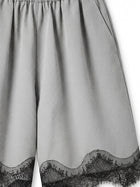The Frankie Shop Women's Baxter Viscose Bermuda Shorts Grey, view 3