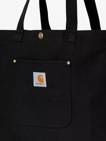 Carhartt Wip Men's Bay Tote Organic Cotton Shopping Bag Black