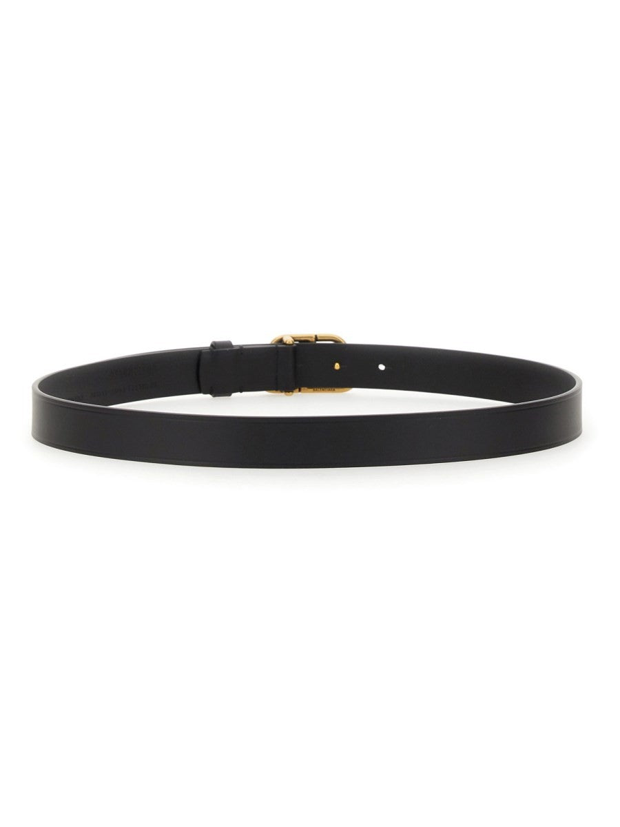 Balenciaga Women's BB Thin Belt Black
