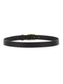 Balenciaga Women's BB Thin Belt Black
