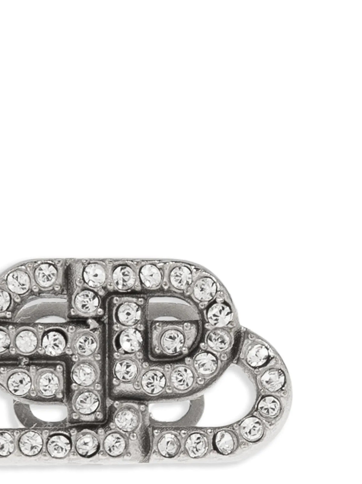 Balenciaga BB XS Stud Earrings Silver