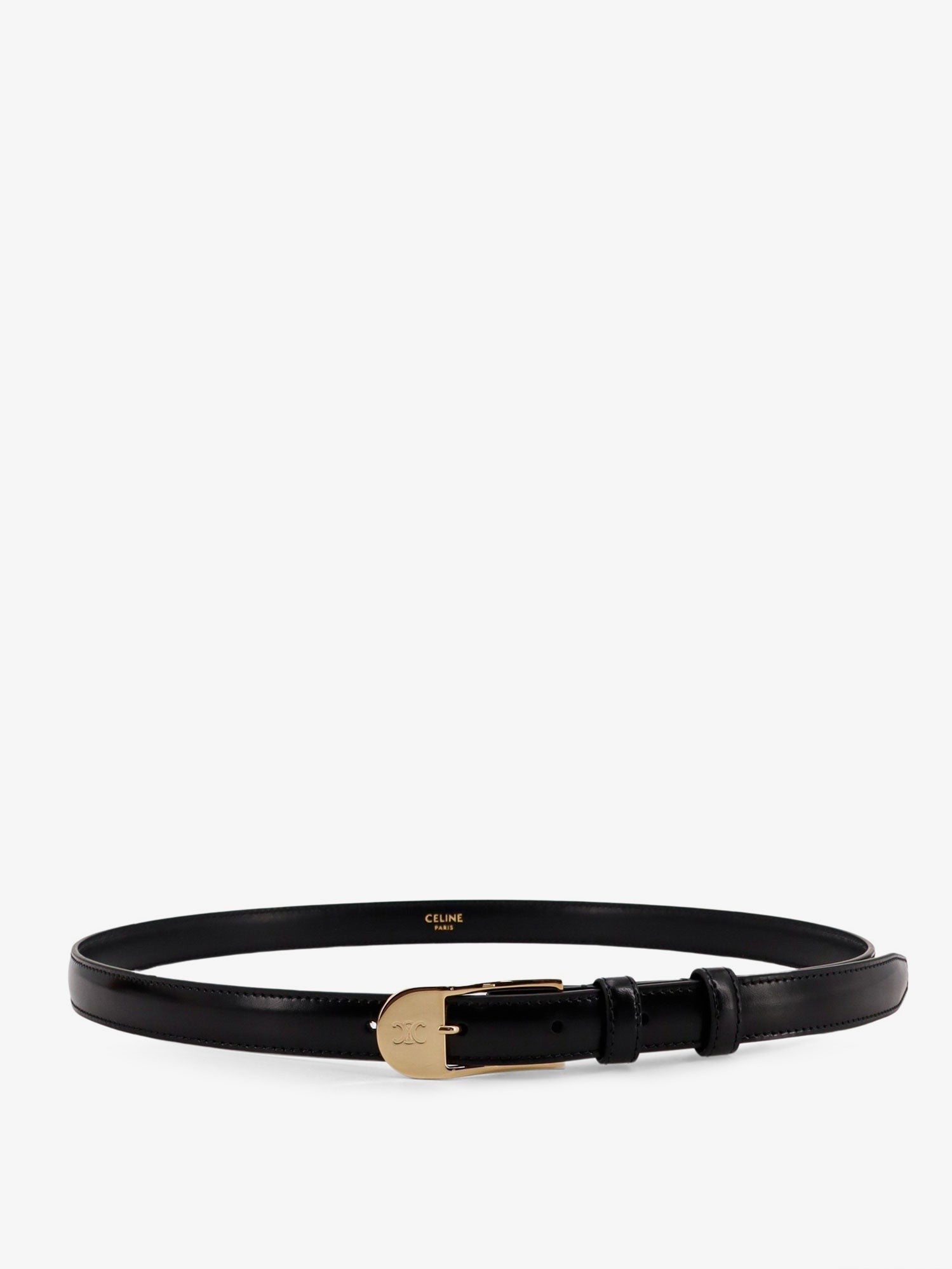 Celine Women's Leather Belt Black