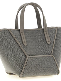 Brunello Cucinelli BC Duo Mini Precious Handbag Grey