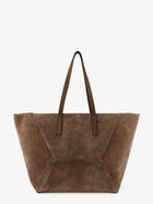 Brunello Cucinelli Women's BC Duo Suede Shoulder Bag Gold, view 2