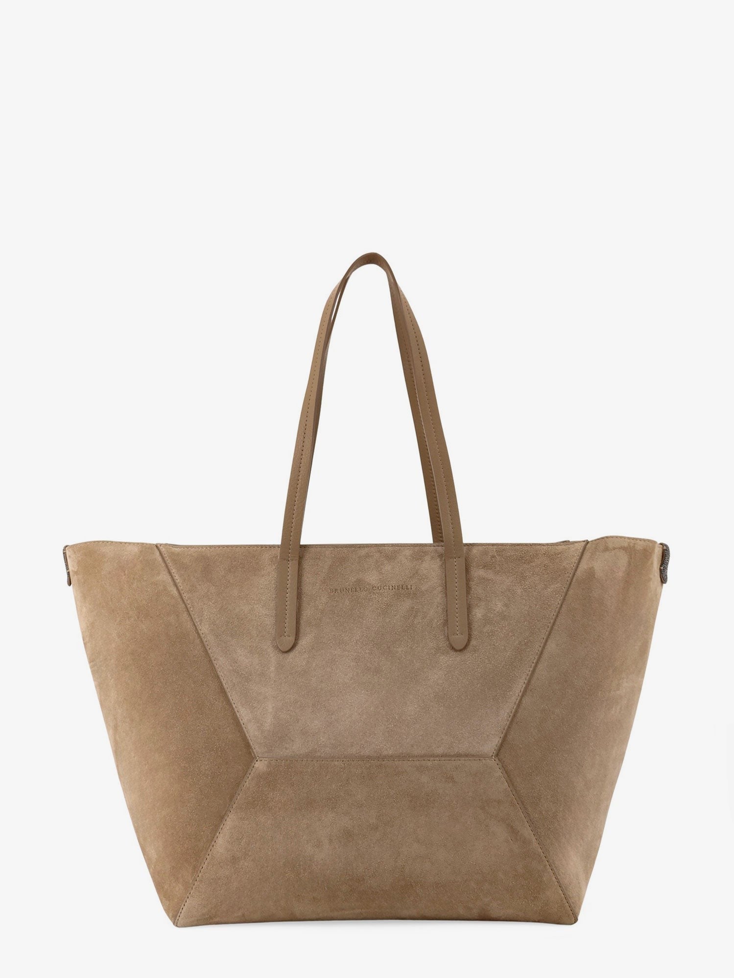 Brunello Cucinelli Women's BC Duo Suede Shoulder Bag Brown