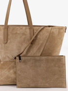 Brunello Cucinelli Women's BC Duo Suede Shoulder Bag Brown, view 5