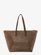 Brunello Cucinelli Women's BC Duo Suede Shoulder Bag Gold