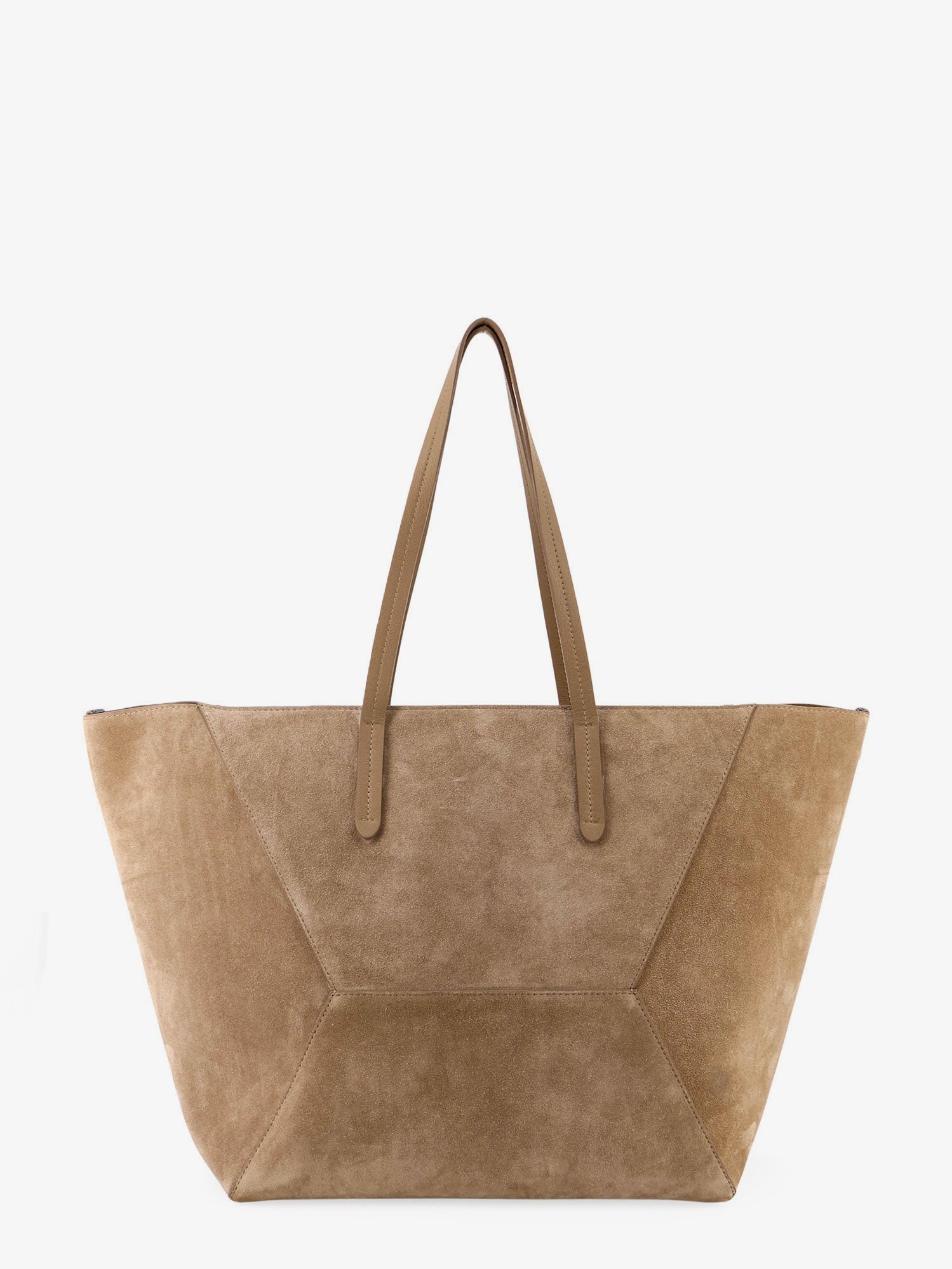 Brunello Cucinelli Women's BC Duo Suede Shoulder Bag Brown