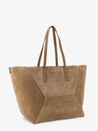 Brunello Cucinelli Women's BC Duo Suede Shoulder Bag Brown, view 4