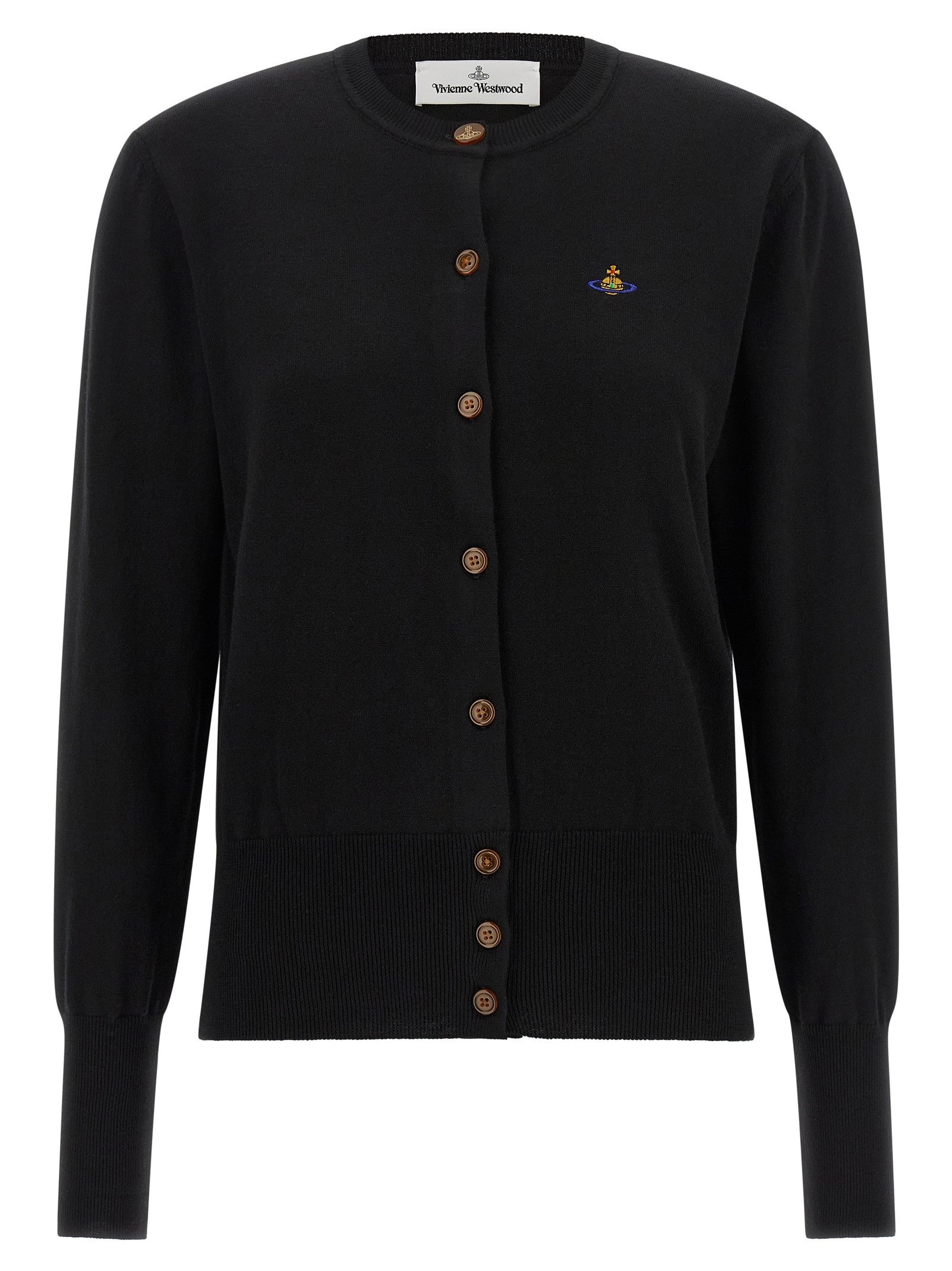 Vivienne Westwood Bea Crew Neck Cardigan Black