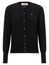 Vivienne Westwood Bea Crew Neck Cardigan Black