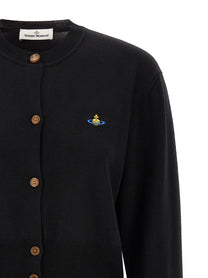 Vivienne Westwood Bea Cropped Cardigan Black