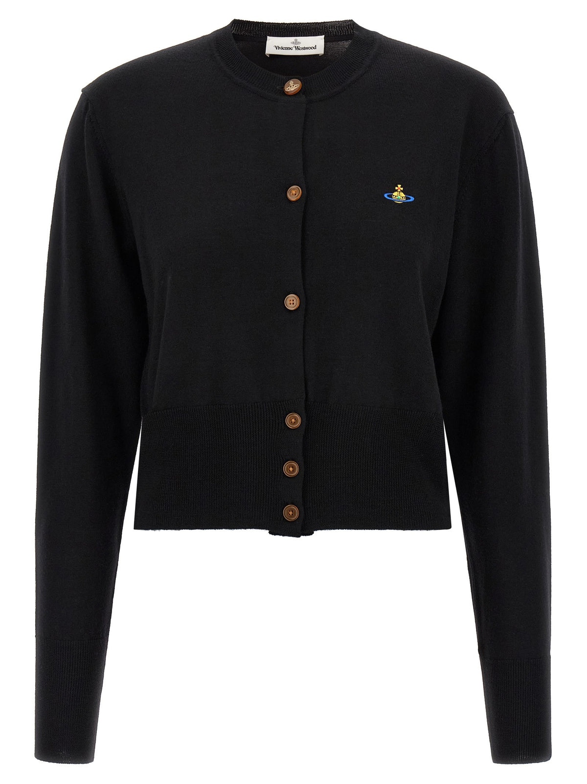 Vivienne Westwood Bea Cropped Cardigan Black