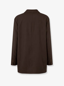 The Frankie Shop Women's Bea Oversized Blazer DARK EXPRESSO