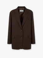The Frankie Shop Women's Bea Oversized Blazer DARK EXPRESSO
