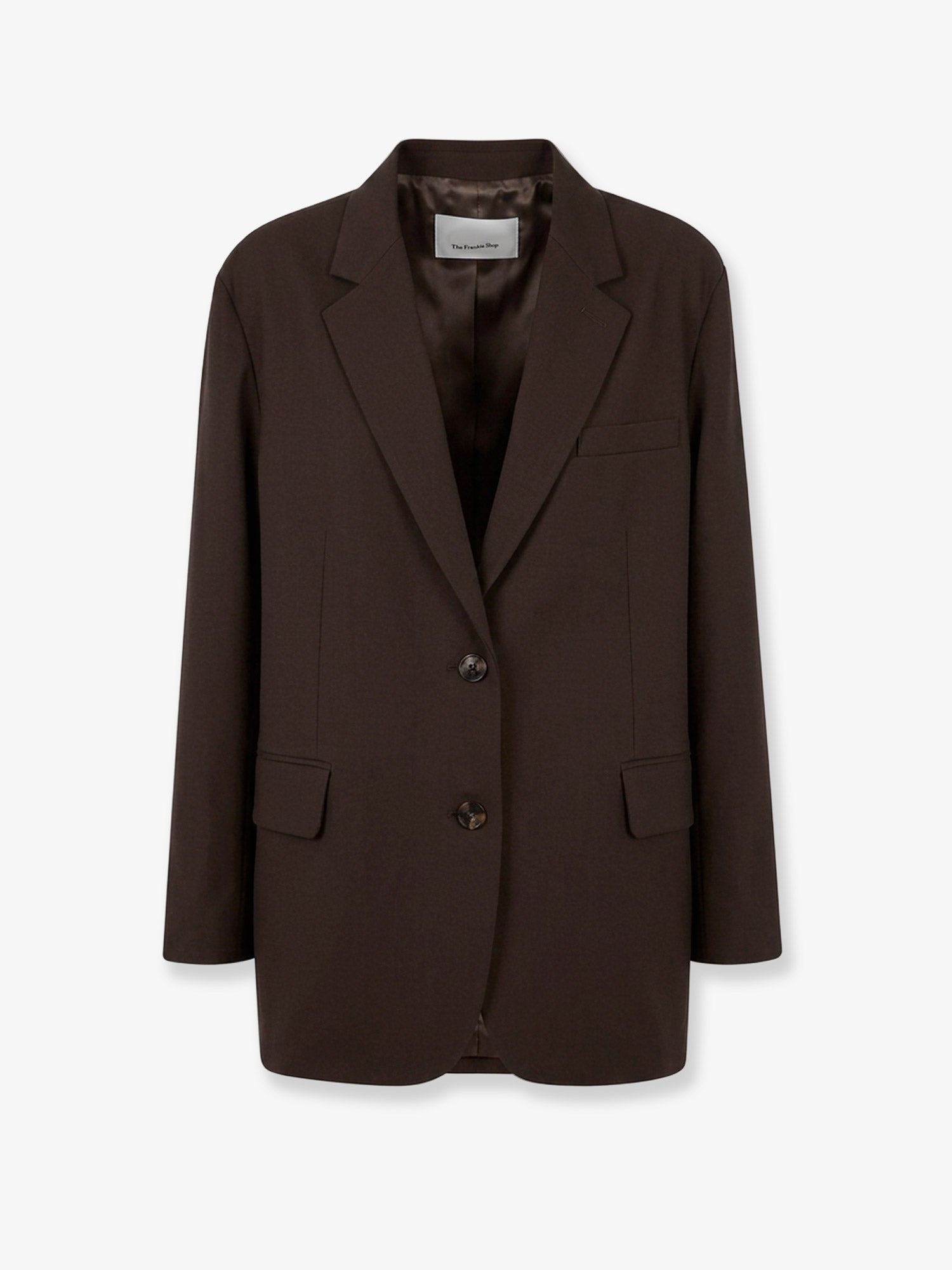 The Frankie Shop Women's Bea Oversized Blazer DARK EXPRESSO