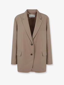 The Frankie Shop Women's Bea Oversized Blazer White