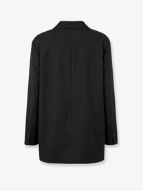 The Frankie Shop Women's Bea Oversized Blazer Black