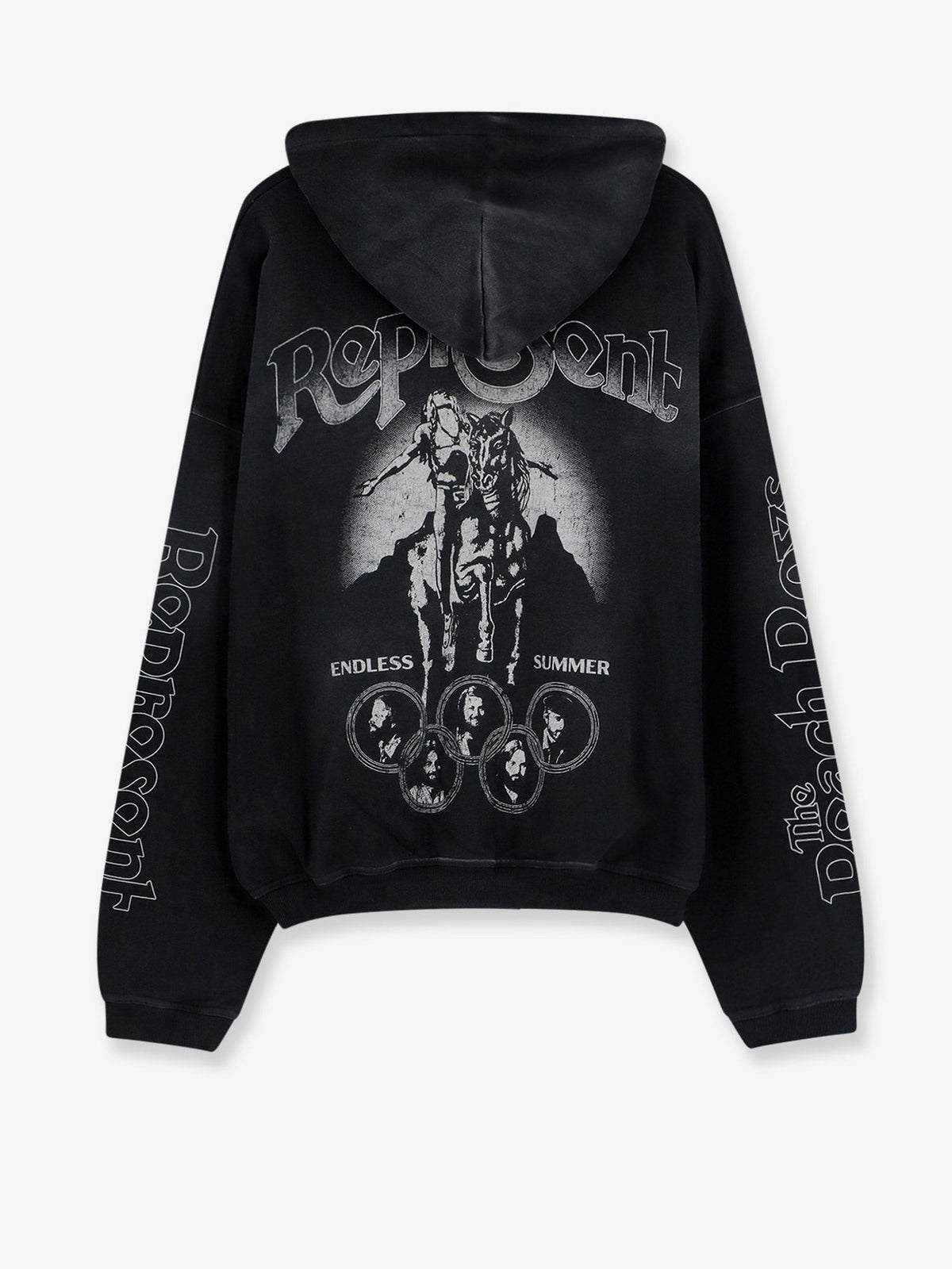 Represent Men's Beach Boys Endless Summer Cotton Sweatshirt Black, view 2