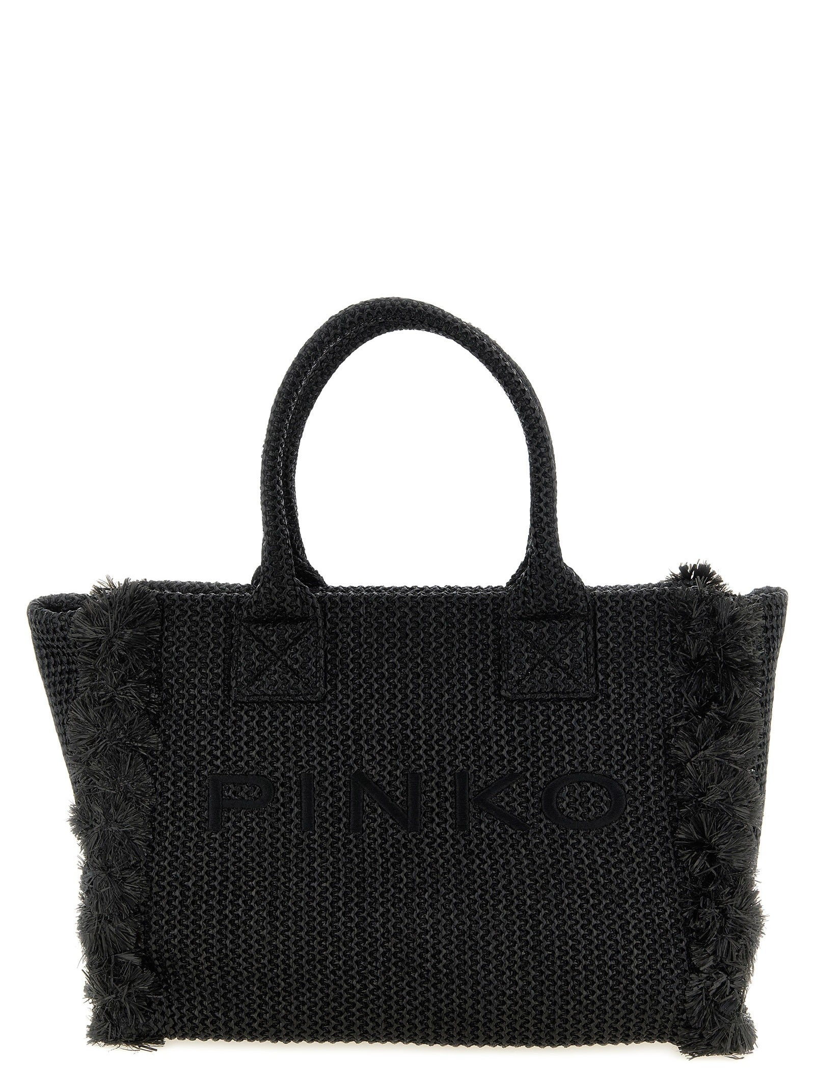 Pinko Beach Large Shopping Bag Black