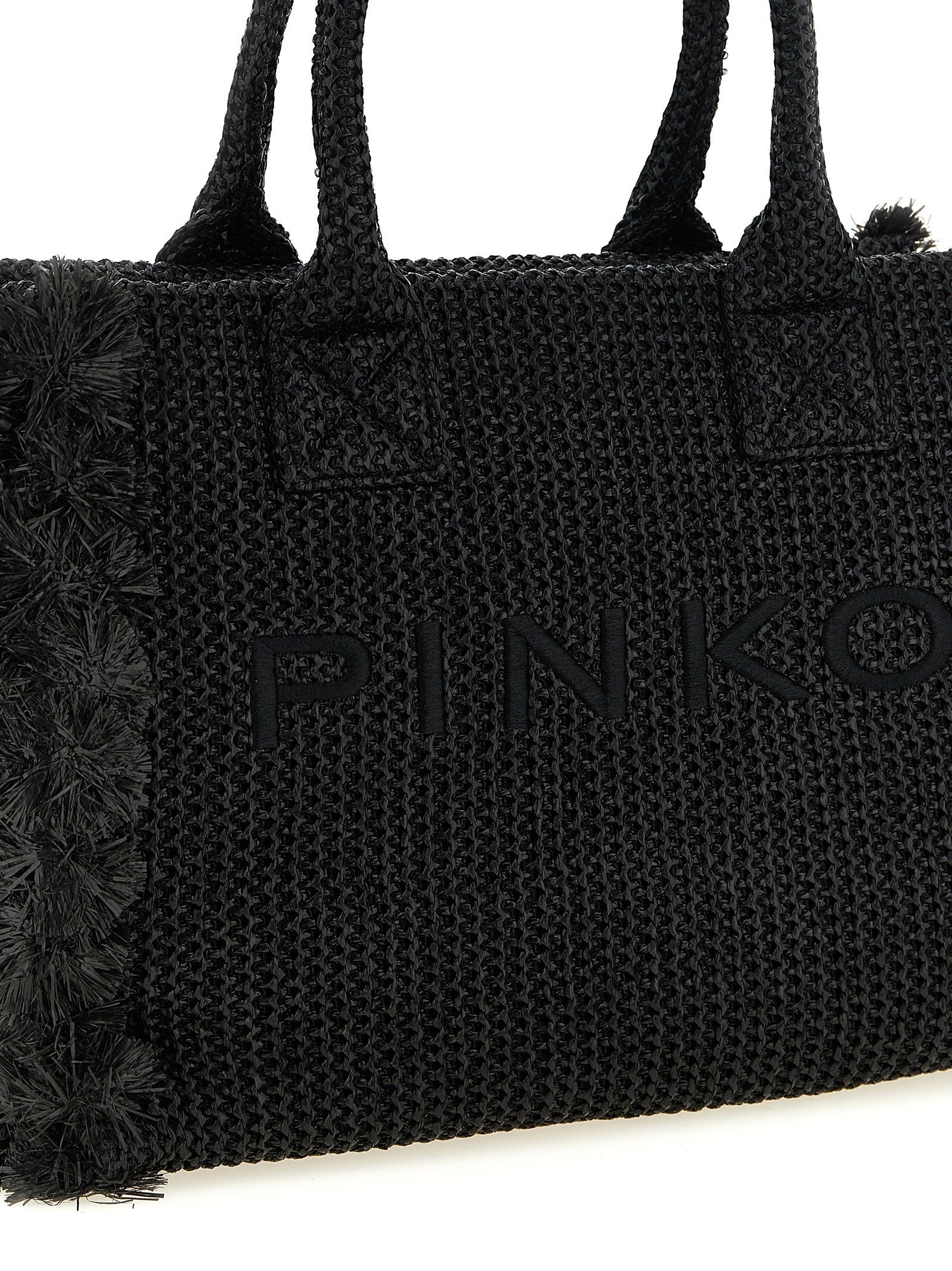Pinko Beach Large Shopping Bag Black