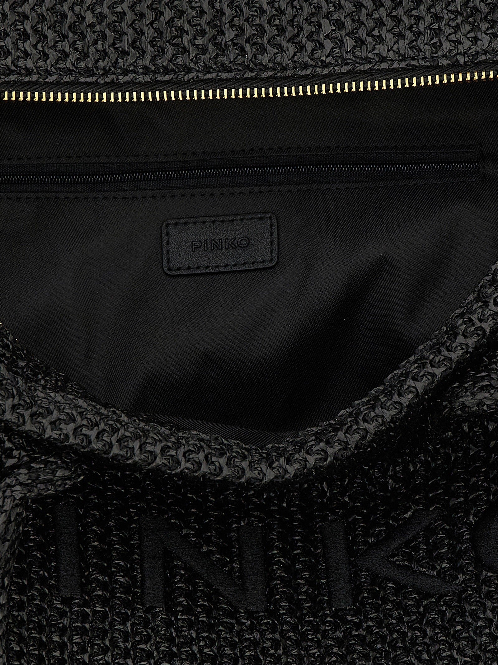 Pinko Beach Large Shopping Bag Black