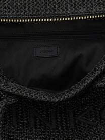 Pinko Beach Large Shopping Bag Black