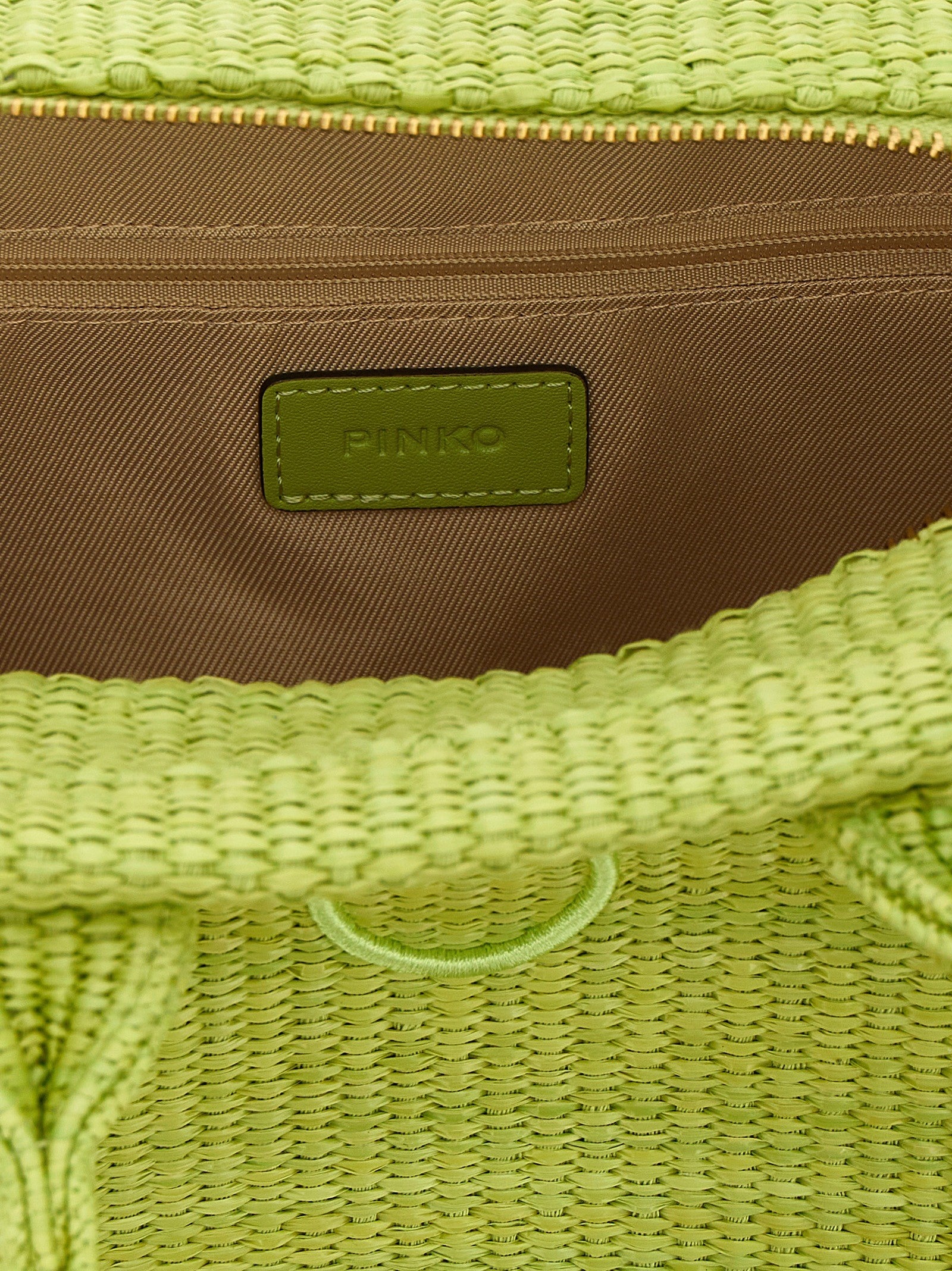 Pinko Beach Mini Shopping Bag Green