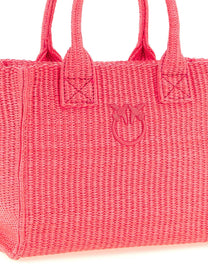 Pinko Beach Mini Shopping Bag Pink