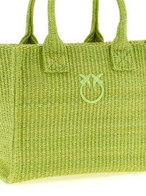 Pinko Beach Mini Shopping Bag Green