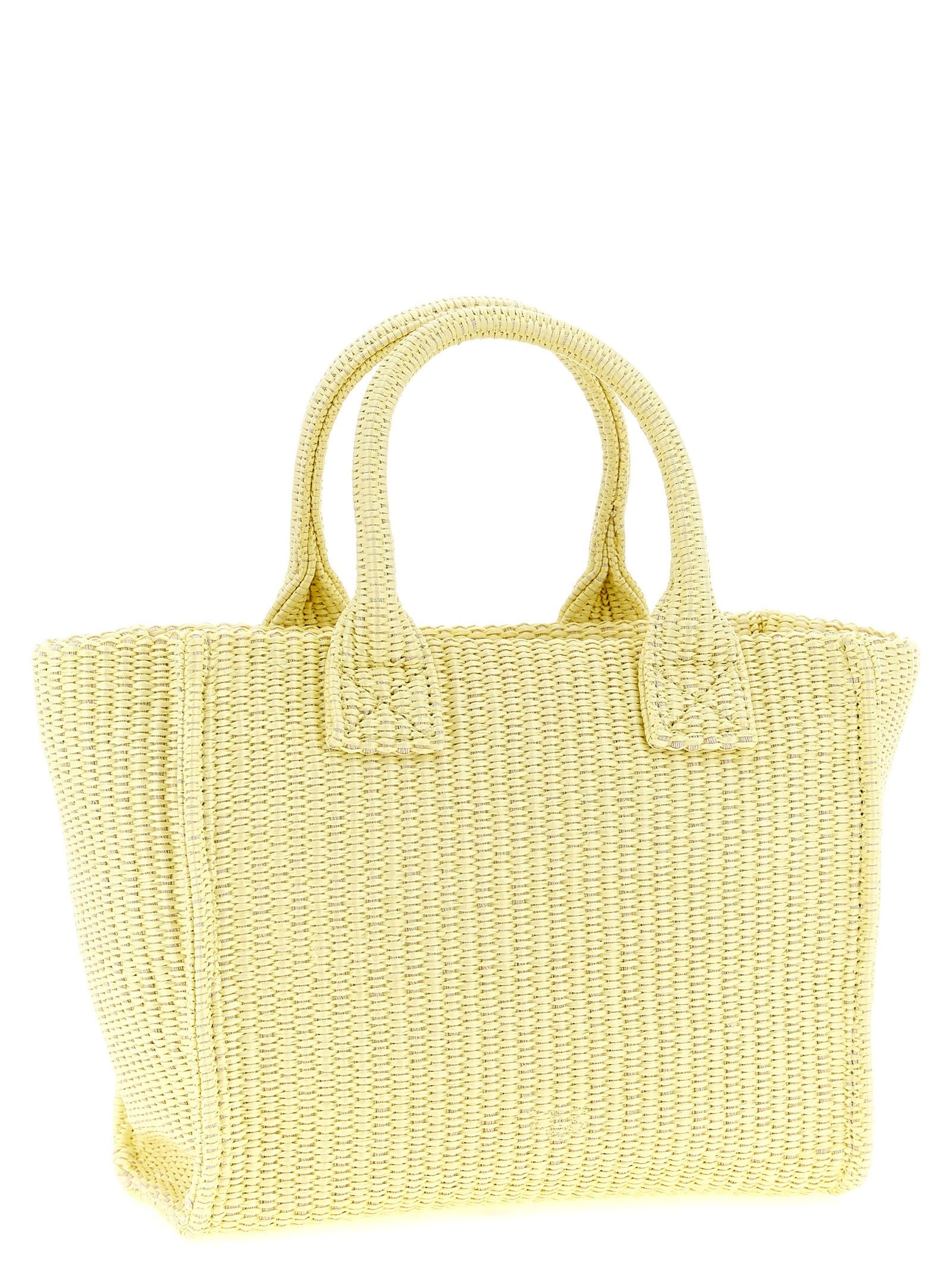 Pinko Beach Mini Shopping Bag Yellow
