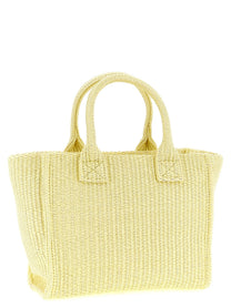 Pinko Beach Mini Shopping Bag Yellow