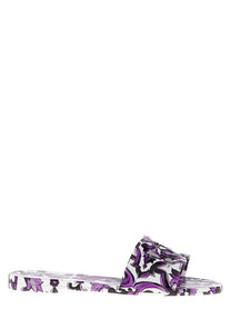 Dolce &amp; Gabbana Beachwear Slides Purple
