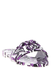 Dolce &amp; Gabbana Beachwear Slides Purple