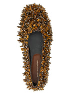 Dries Van Noten Beaded Ballet Flats Brown, view 4