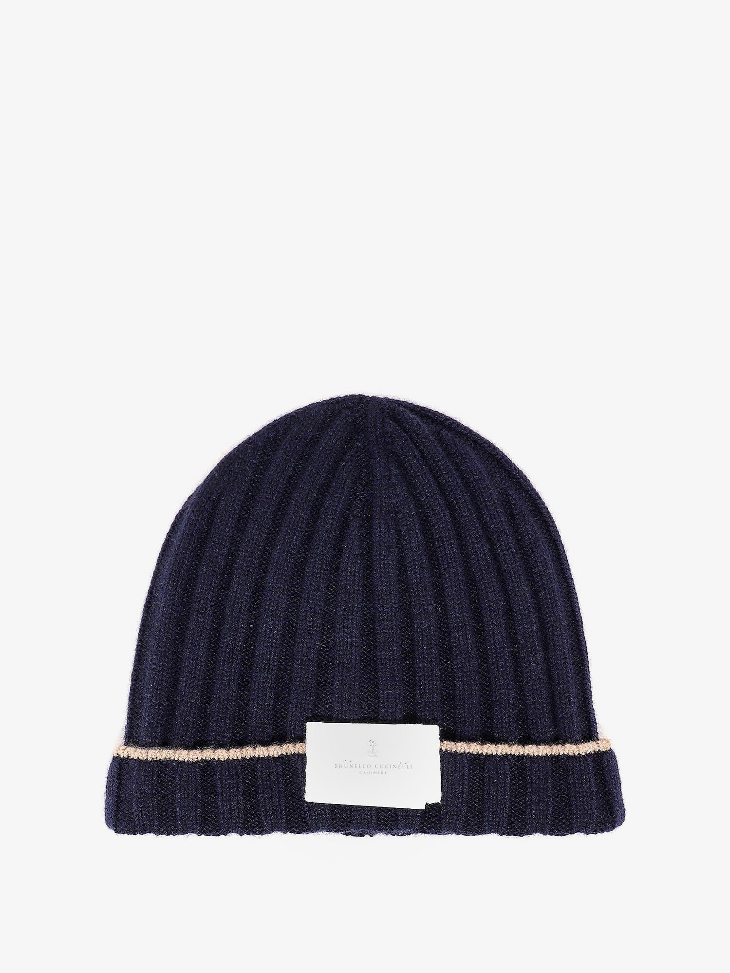 Brunello Cucinelli Men's Beanie Cashmere Hat Beige